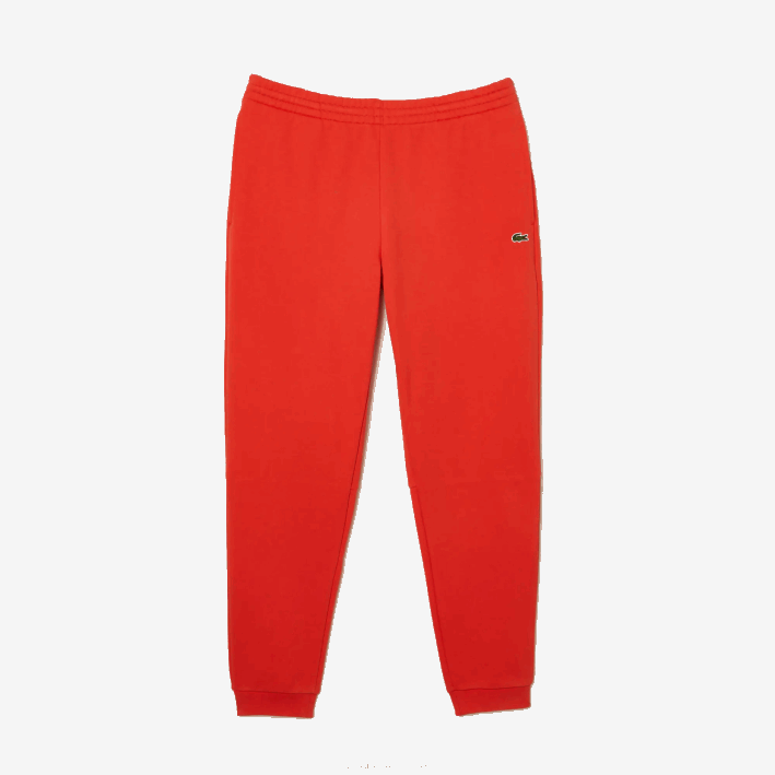 hombres Lacoste 6F24374 naranja 02k pantalones de chándal tapered fit