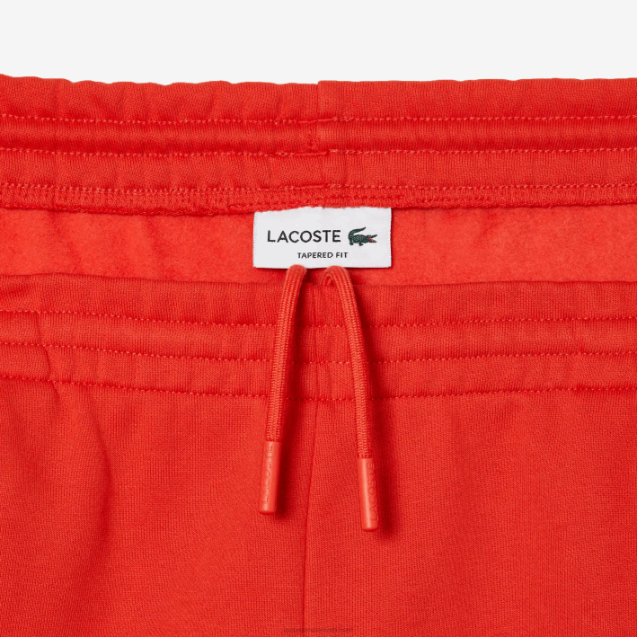hombres Lacoste 6F24374 naranja 02k pantalones de chándal tapered fit