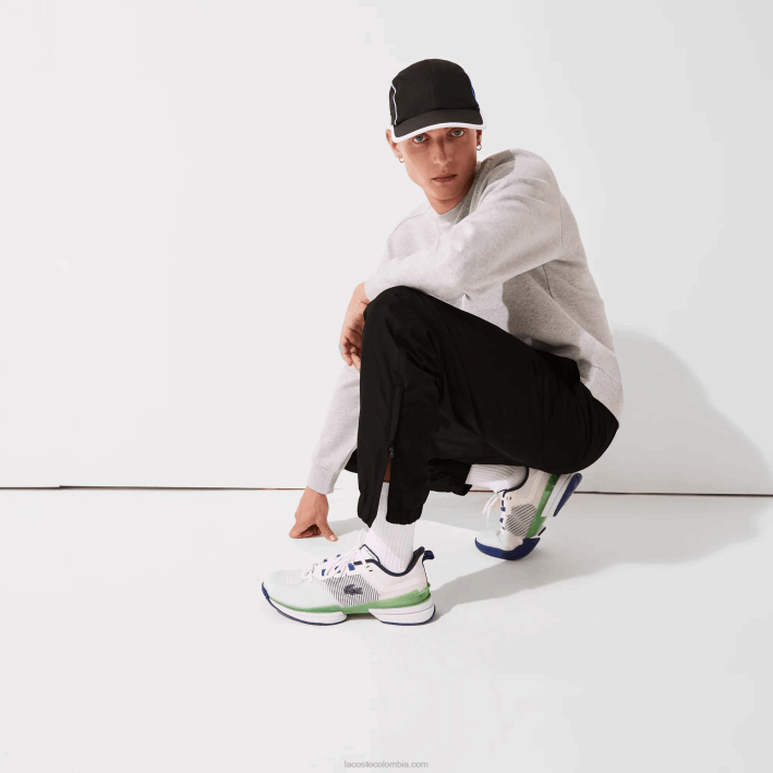 hombres Lacoste 6F24550 negro 031 pantalones deportivos de tejido ligero