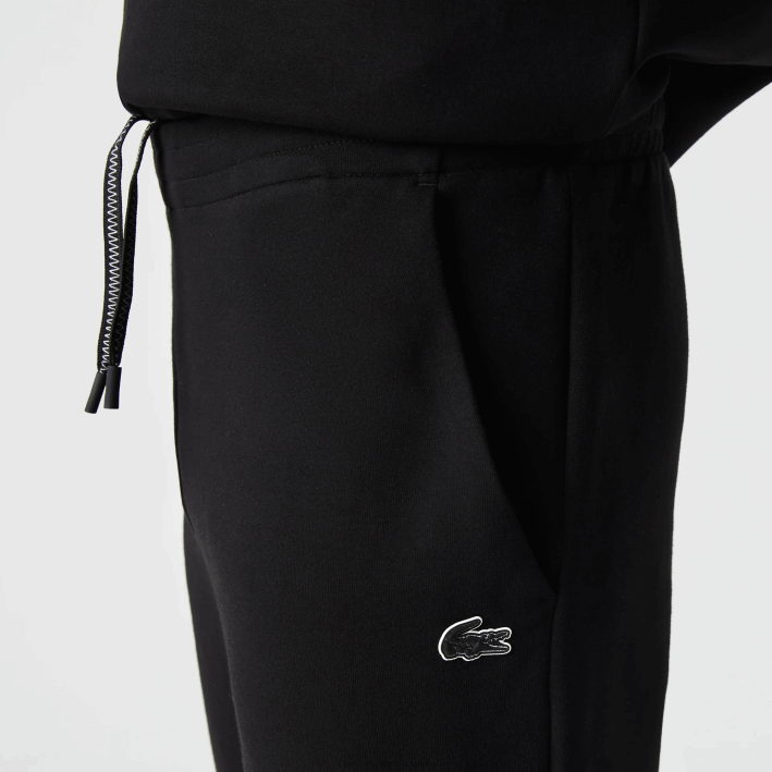 hombres Lacoste 6F24973 negro 031 pantalones de chándal de corte slim con logo