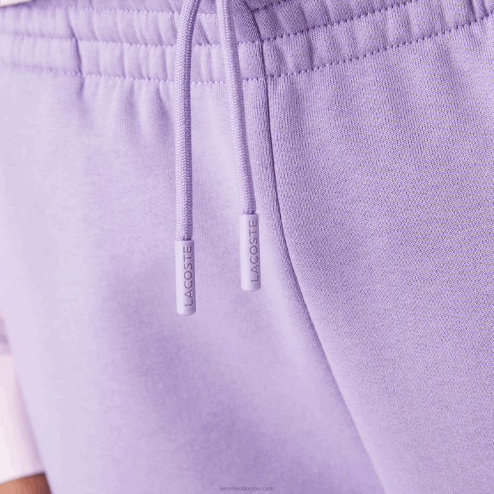 hombres Lacoste 6F24995 púrpura gfu pantalones de chándal tapered fit