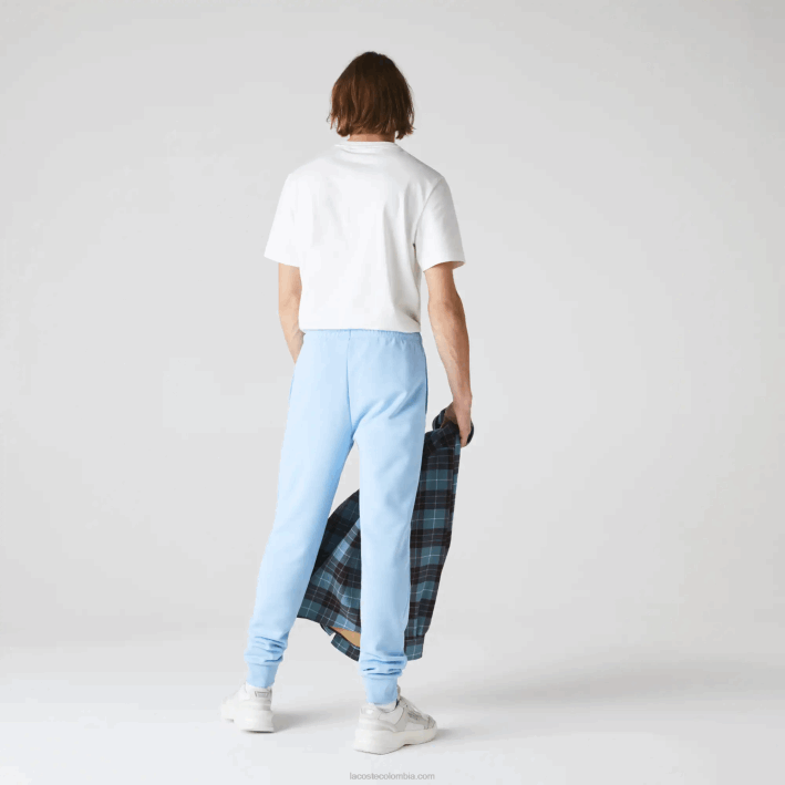 hombres Lacoste 6F241157 hbp azul pantalones de chándal deportivos de tenis