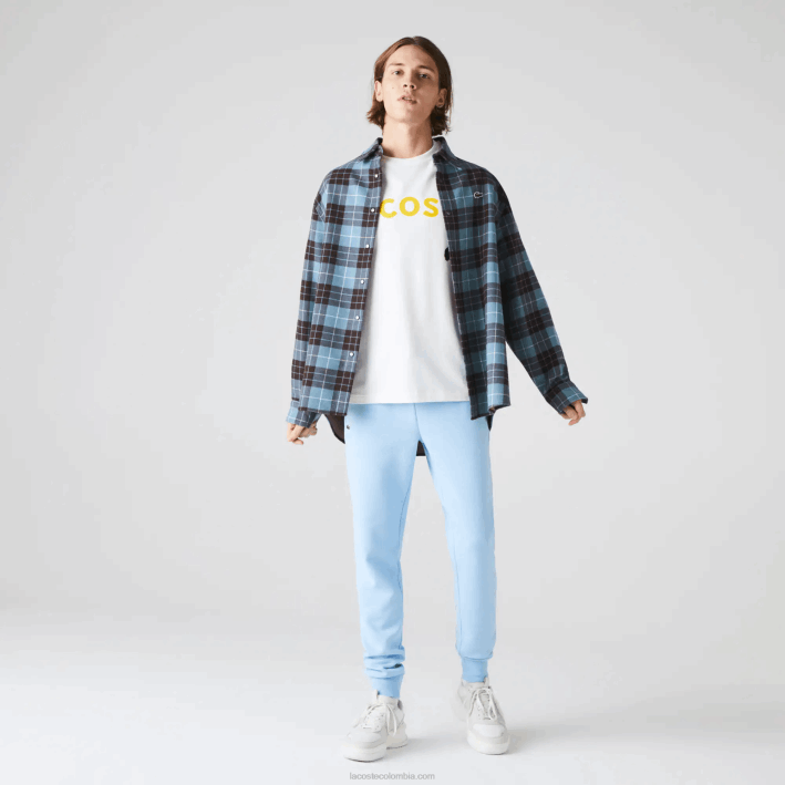 hombres Lacoste 6F241157 hbp azul pantalones de chándal deportivos de tenis