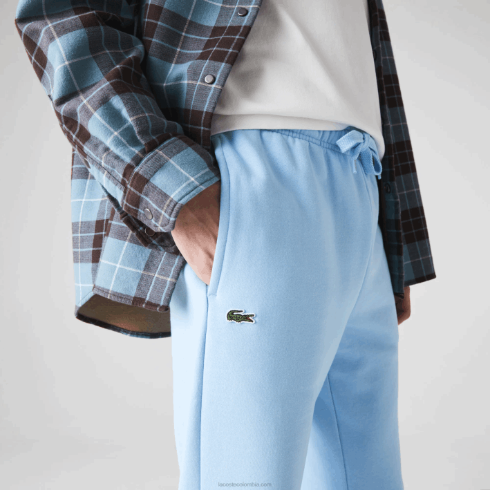 hombres Lacoste 6F241157 hbp azul pantalones de chándal deportivos de tenis