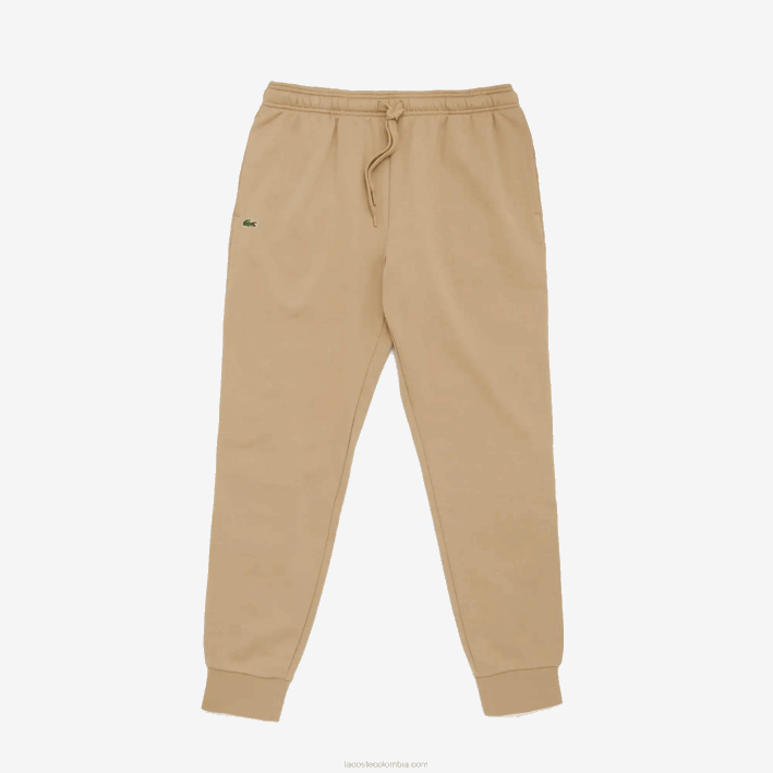 hombres Lacoste 6F241202 beige 02s pantalones de chándal deportivos de tenis