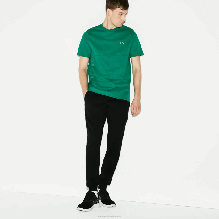 hombres Lacoste 6F24958 negro 031 pantalones de chándal deportivos de tenis