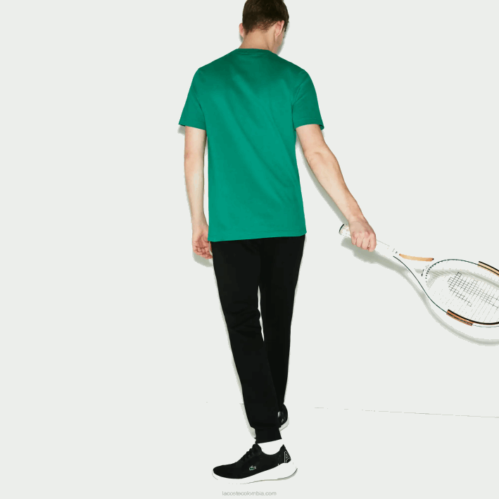 hombres Lacoste 6F24958 negro 031 pantalones de chándal deportivos de tenis