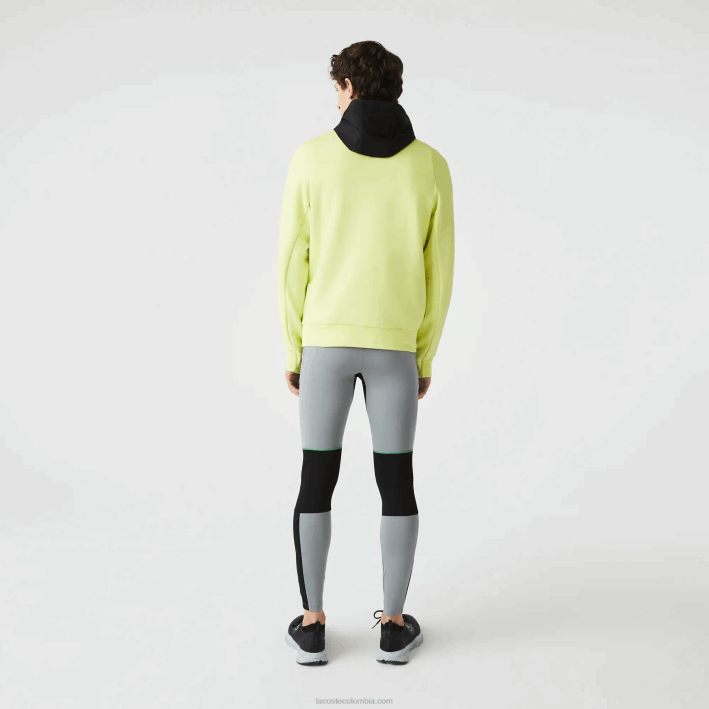 hombres Lacoste 6F241139 gris chino negro blanco s1y polainas deportivas