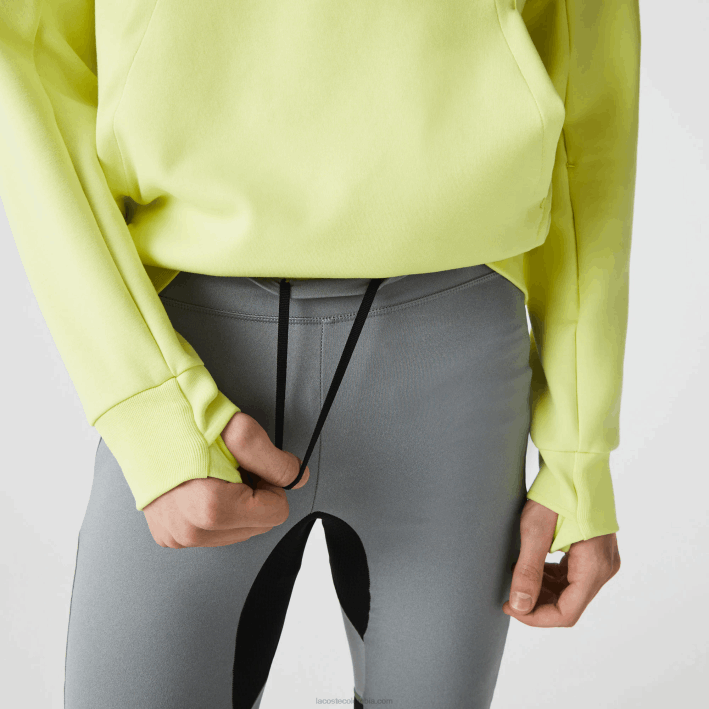 hombres Lacoste 6F241139 gris chino negro blanco s1y polainas deportivas