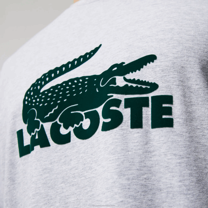 hombres Lacoste 6F241457 azul marino gris chine verde vxd pijama largo de terciopelo con logo