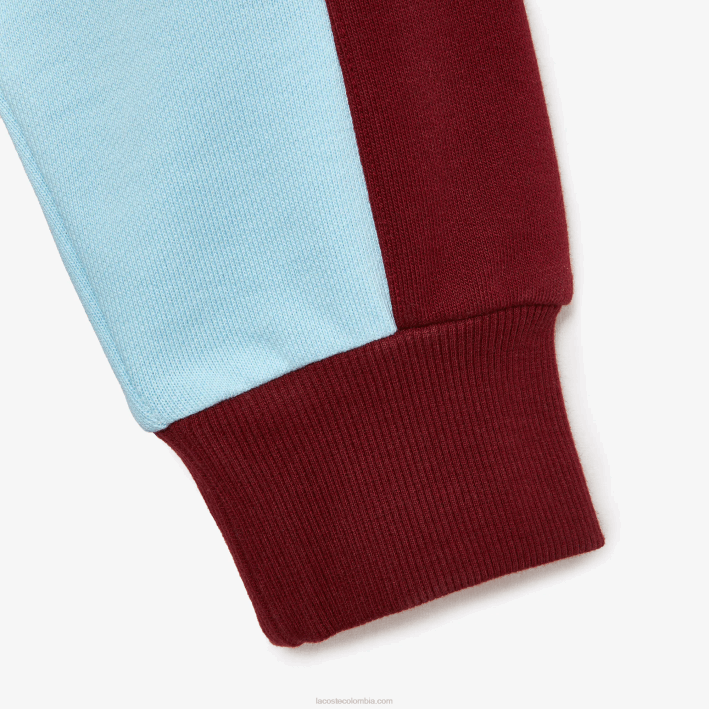 hombres6F241183 blanco burdeos nfb sudadera lacoste x wake ny de algodón con diseño colour block