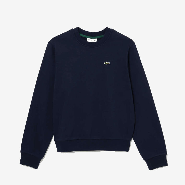 hombres Lacoste 6F242460 azul marino 166 sudadera polar sin cepillar hombres Lacoste 6F242460 azul marino 166 sudadera polar sin cepillar
