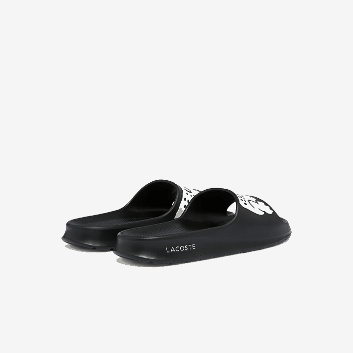 hombres Lacoste 6F241754 blanco y negro 312 chanclas sintéticas croco 2.0