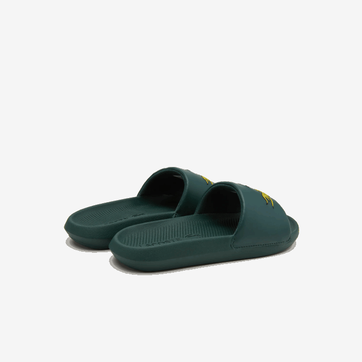 hombres Lacoste 6F241762 verde 1m8 chanclas sintéticas de cocodrilo