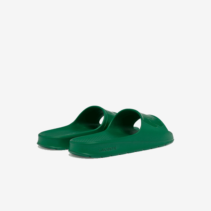 hombres Lacoste 6F241814 verde gg2 chanclas sintéticas croco 2.0 con logo