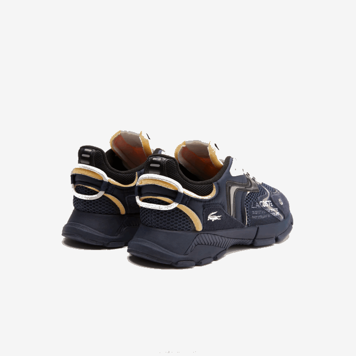 hombres Lacoste 6F241697 azul marino nb0 tenis l003 neo textil