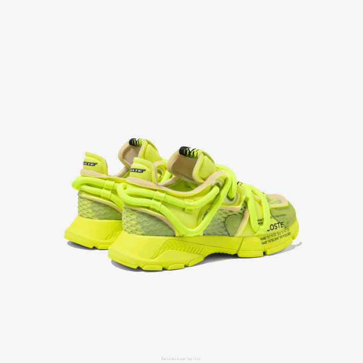 hombres Lacoste 6F241733 amarillo amarillo 2t7 zapatillas deportivas l003 active runway textil