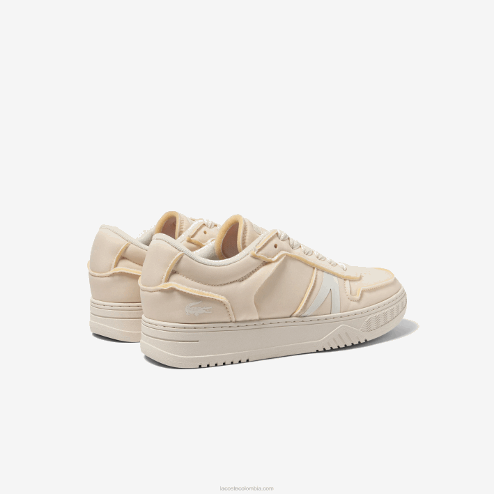 hombres Lacoste 6F241746 blanquecino 18c zapatillas l001 de tejido artesanal
