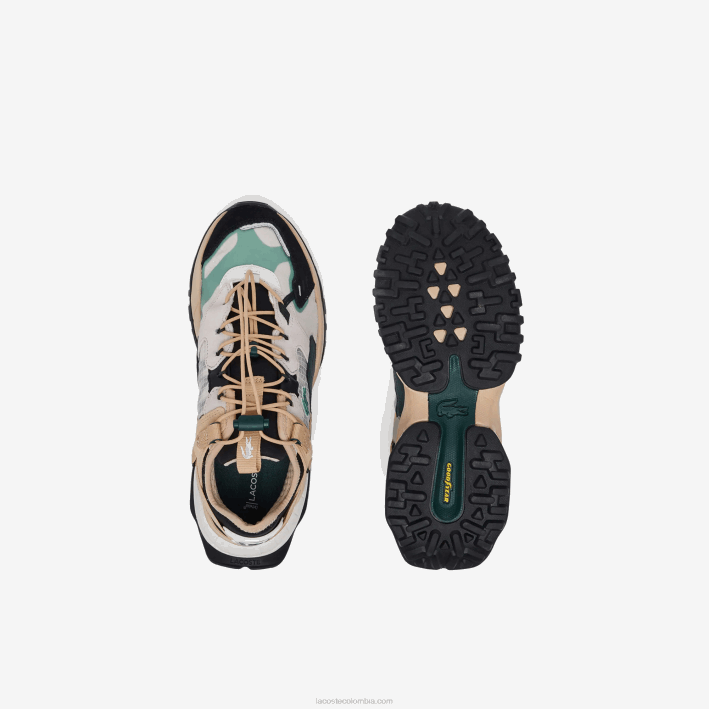 hombres Lacoste 6F241778 negro natural nb1 zapatos de exterior l-guard breaker textil