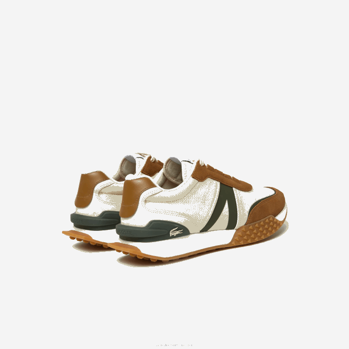 hombres Lacoste 6F241782 chicle bronceado tg5 Zapatillas de montaña l-spin deluxe de piel y textil para invierno