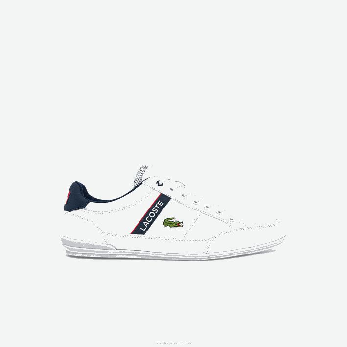 hombres Lacoste 6F241791 blanco/azul marino y rojo 407 zapatillas chaymon de tejido y material sintético hombres Lacoste 6F241791 blanco/azul marino y rojo 407 zapatillas chaymon de tejido y material sintético