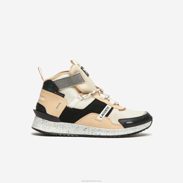 hombres Lacoste 6F241792 negro y blanco roto 454 zapatos de exterior de piel con colores pop run breaker hombres Lacoste 6F241792 negro y blanco roto 454 zapatos de exterior de piel con colores pop run breaker