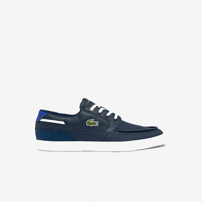 hombres Lacoste 6F241803 azul marino y blanco 092 Náuticos bayliss de piel y sintético hombres Lacoste 6F241803 azul marino y blanco 092 Náuticos bayliss de piel y sintético