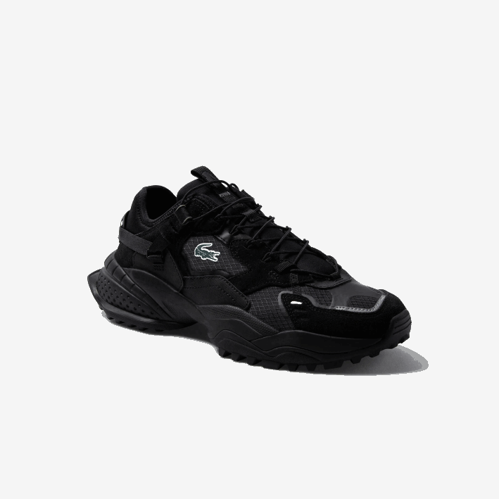 hombres Lacoste 6F241826 negro 02h zapatillas l-guard breaker de textil y ante hombres Lacoste 6F241826 negro 02h zapatillas l-guard breaker de textil y ante