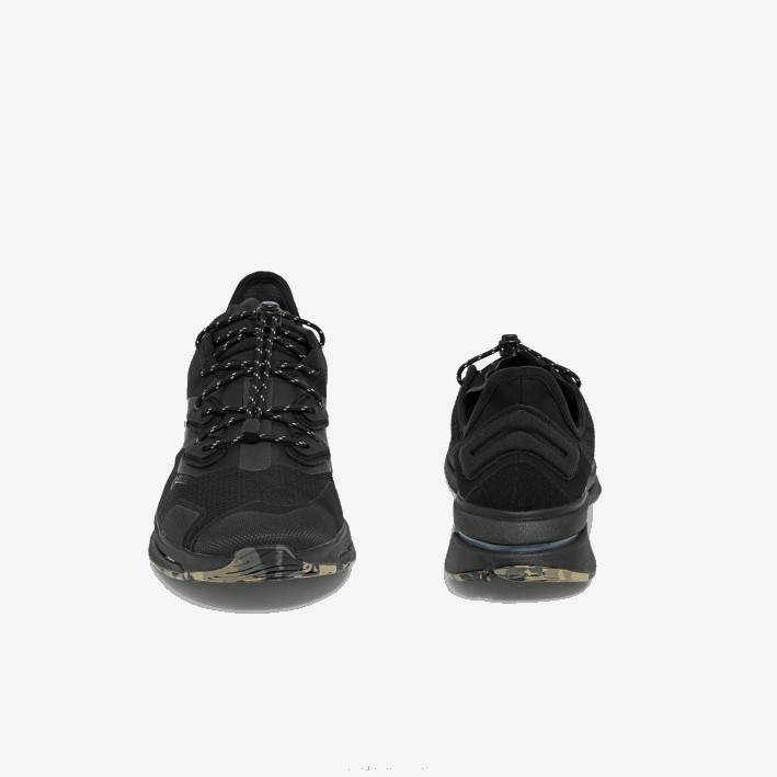 hombres Lacoste 6F241838 negro 02h zapatillas run spin ultra gtx textil