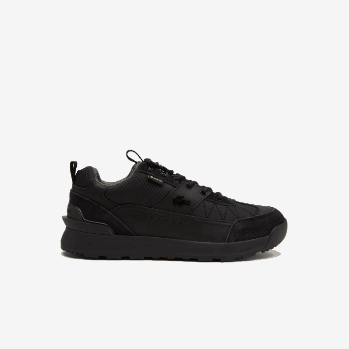hombres Lacoste 6F241864 negro 02h zapatillas urban breaker lo gtx textil y piel