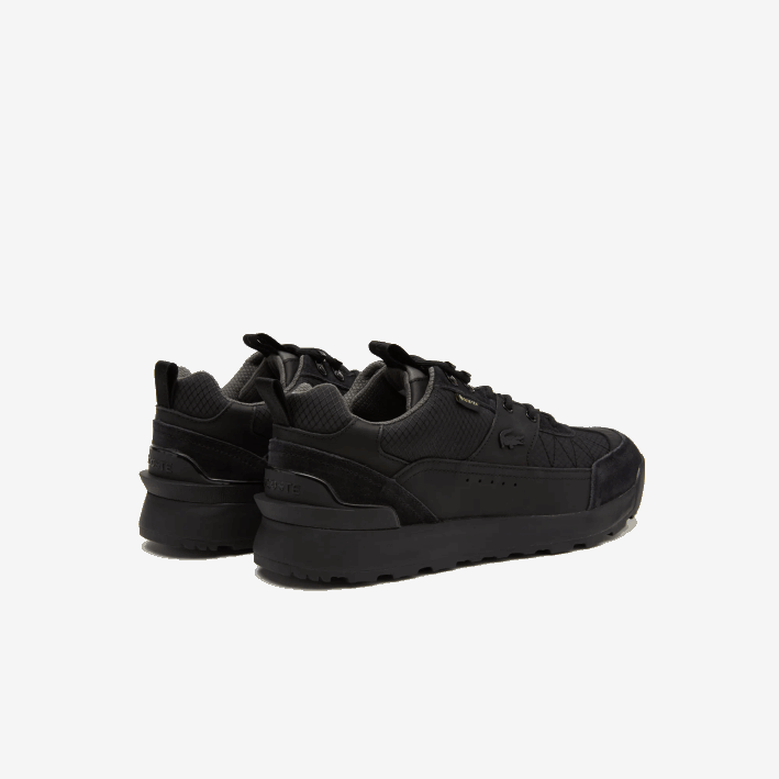 hombres Lacoste 6F241864 negro 02h zapatillas urban breaker lo gtx textil y piel