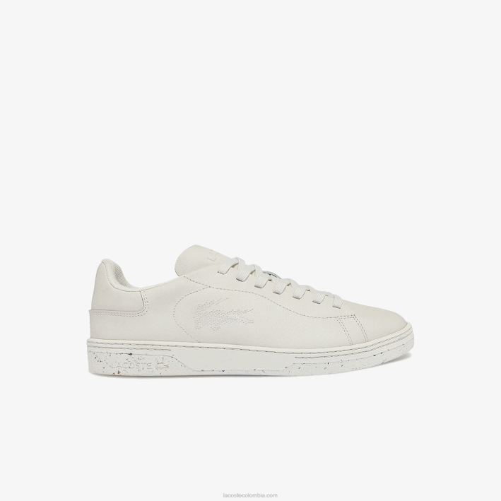 hombres Lacoste 6F241873 blanquecino 18c zapatillas Court Zero de piel hombres Lacoste 6F241873 blanquecino 18c zapatillas Court Zero de piel