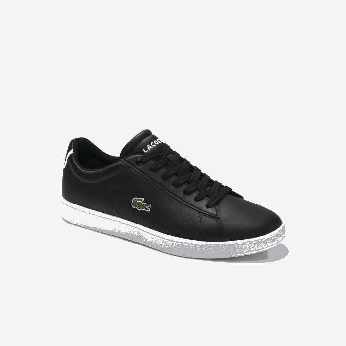 hombres Lacoste 6F241875 negro 024 zapatillas carnaby evo de piel hombres Lacoste 6F241875 negro 024 zapatillas carnaby evo de piel