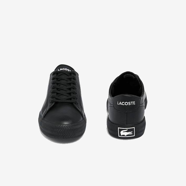 hombres Lacoste 6F241883 negro 02h zapatillas gripshot de piel y material sintético