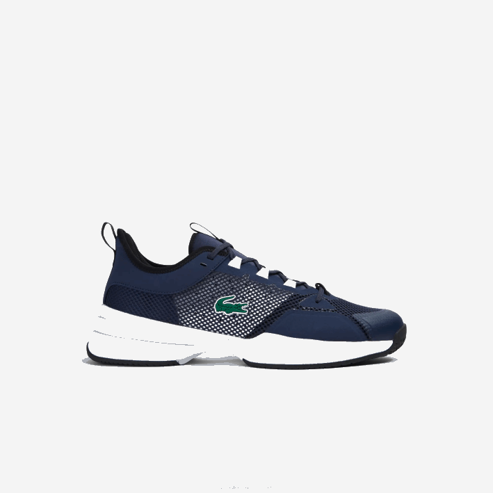 hombres Lacoste 6F241904 azul marino y blanco 092 tenis textiles ag-lt21 hombres Lacoste 6F241904 azul marino y blanco 092 tenis textiles ag-lt21