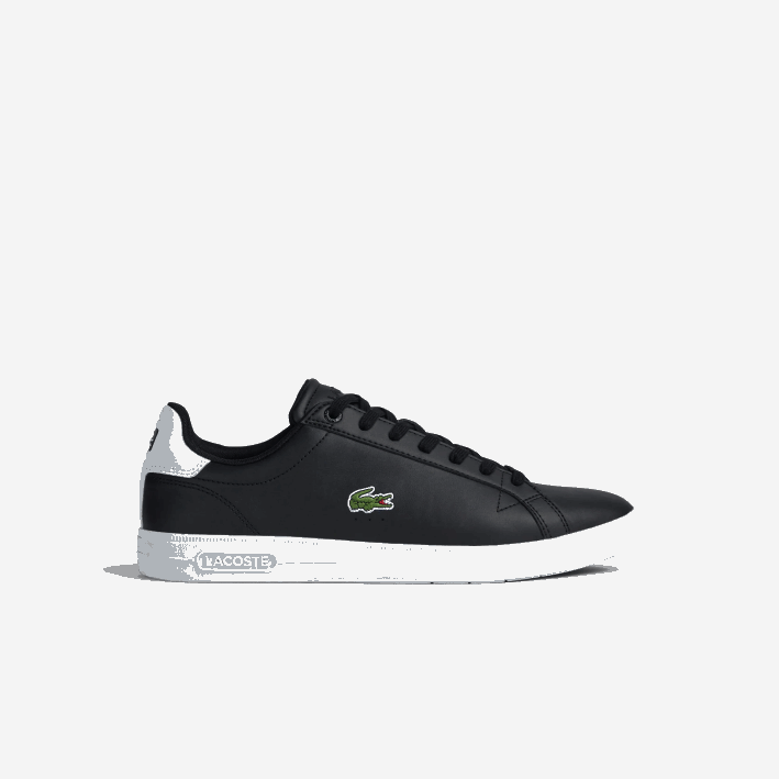 hombres Lacoste 6F241909 blanco y negro 312 tenis Graduate Pro de piel hombres Lacoste 6F241909 blanco y negro 312 tenis Graduate Pro de piel