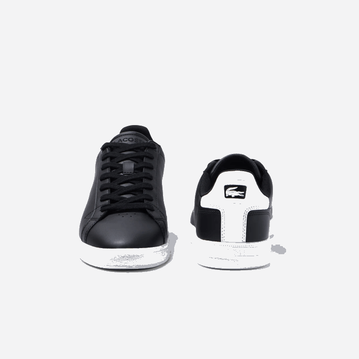 hombres Lacoste 6F241909 blanco y negro 312 tenis Graduate Pro de piel