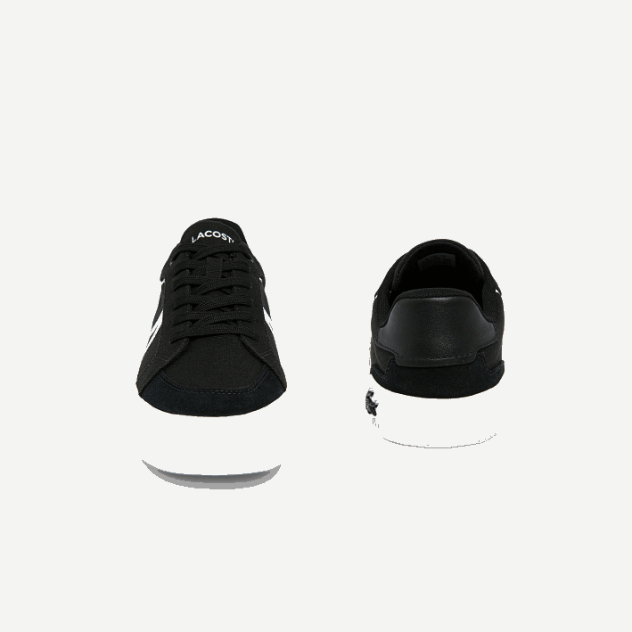 hombres Lacoste 6F241801 blanco y negro 312 zapatillas de lona l004