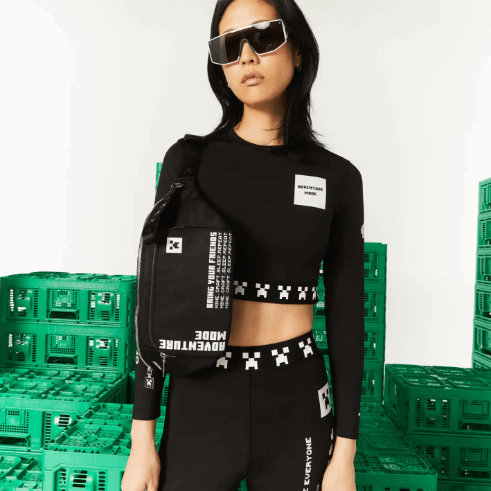 mujer6F242849 minecraft negro blanco k00 riñonera ligera de nailon con cremallera Lacoste x Minecraft mujer6F242849 minecraft negro blanco k00 riñonera ligera de nailon con cremallera Lacoste x Minecraft