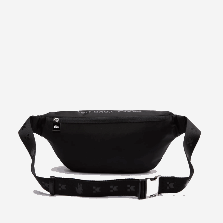 mujer6F242849 minecraft negro blanco k00 riñonera ligera de nailon con cremallera Lacoste x Minecraft