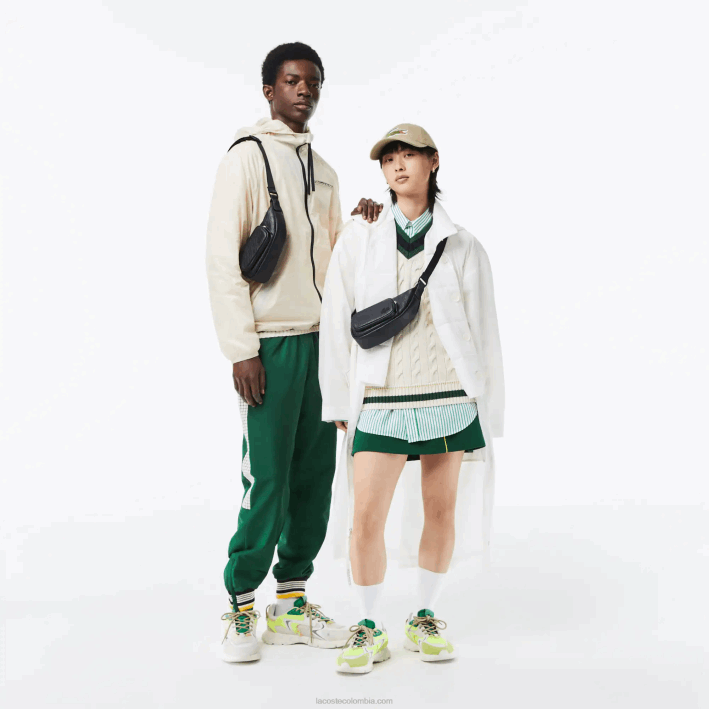 mujer Lacoste 6F241964 negro 000 bolso de hombro con logo estampado - pequeño