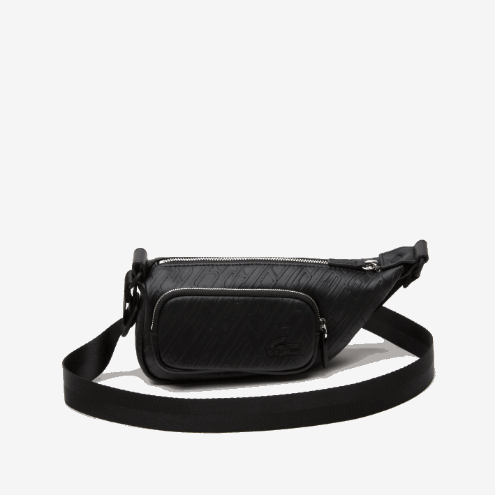 mujer Lacoste 6F241964 negro 000 bolso de hombro con logo estampado - pequeño