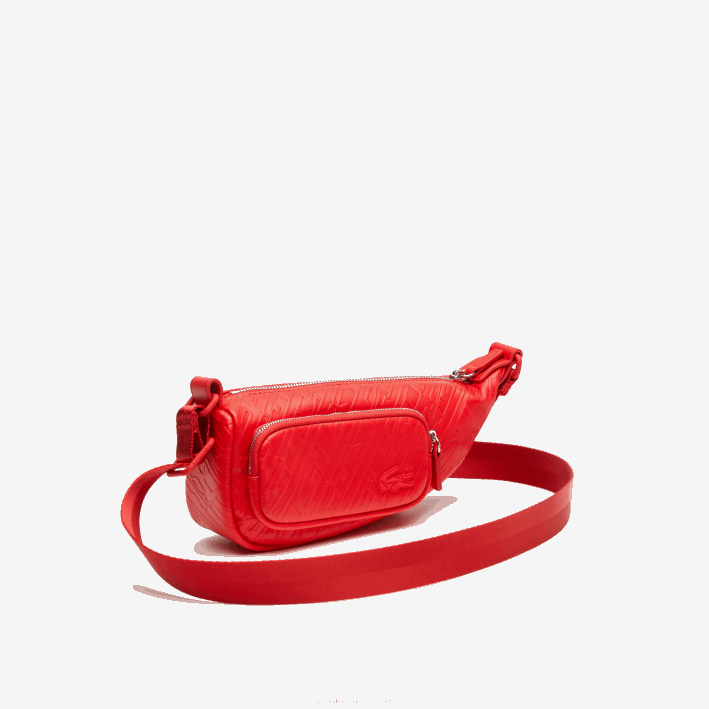 mujer Lacoste 6F241965 corrida l41 bolso de hombro con logo estampado - pequeño