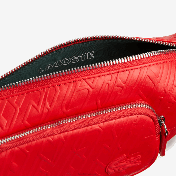 mujer Lacoste 6F241965 corrida l41 bolso de hombro con logo estampado - pequeño