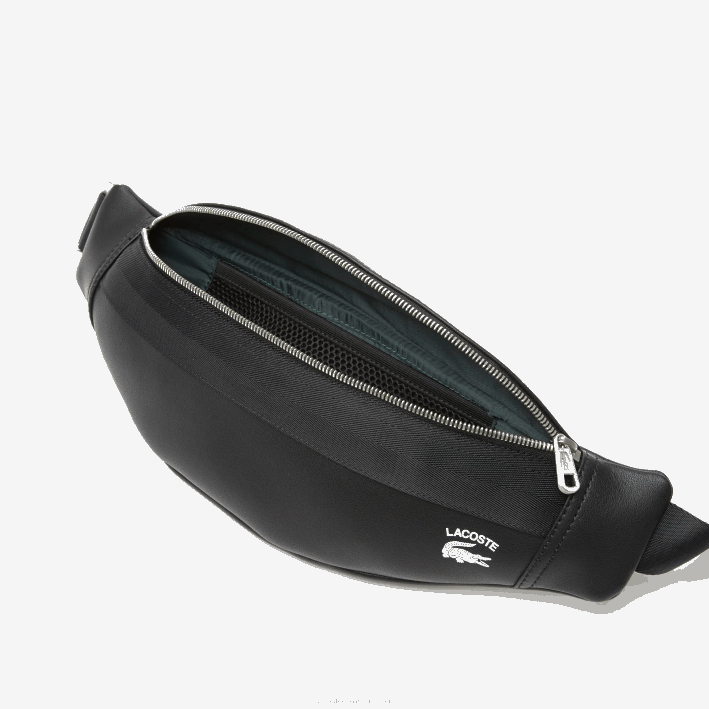 mujer Lacoste 6F242062 negro 000 riñonera coordinada en contraste