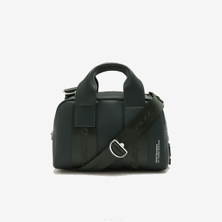 mujer Lacoste 6F242107 sinople b43 bolsa de deporte con inscripción en contraste