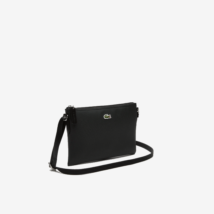 mujer Lacoste 6F242770 negro 000 l.12.12 concepto bolso cruzado plano