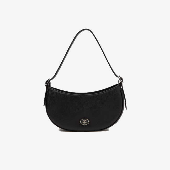 mujer Lacoste 6F242791 negro 000 bolsa de media luna de piel flor mujer Lacoste 6F242791 negro 000 bolsa de media luna de piel flor