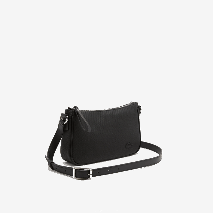 mujer Lacoste 6F242799 negro 000 bolsa crossbody con correa ajustable