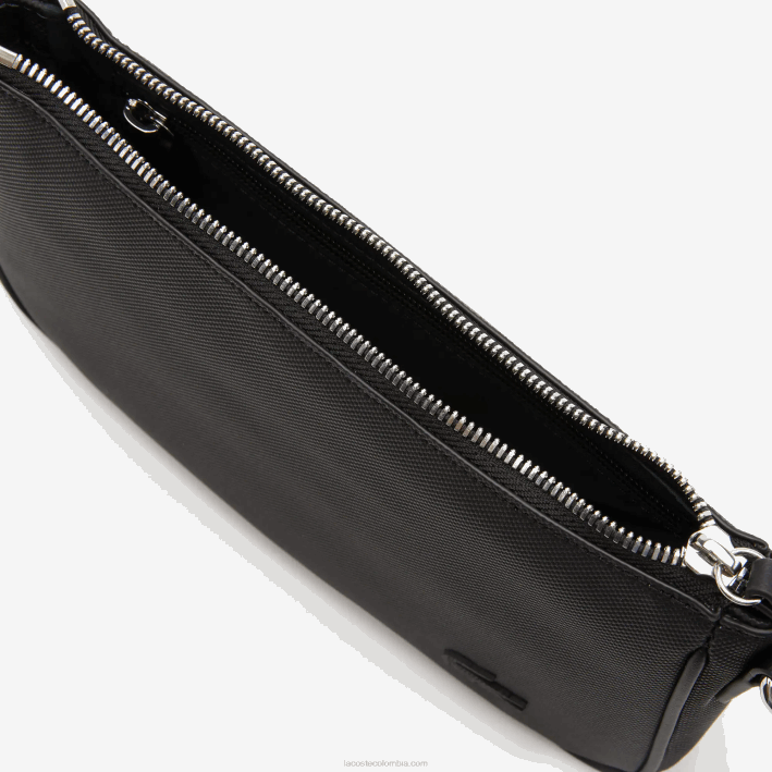 mujer Lacoste 6F242799 negro 000 bolsa crossbody con correa ajustable